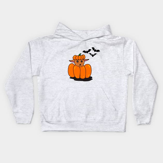 Halloween Yago Kids Hoodie by Reikah Ve